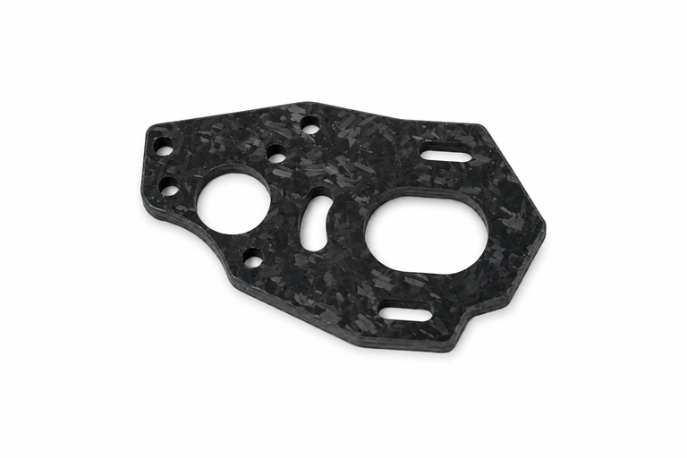 Custom forged carbon fiber components produced to finished geometry for manufacturers and brands
