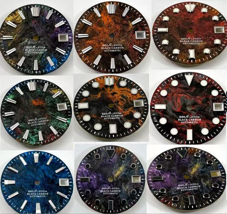 Forged carbon fiber sheets for watch components