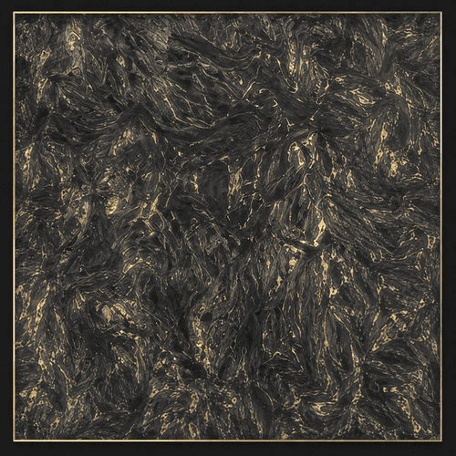 Rose gold metallic forged carbon fiber tube with warm metallic luster